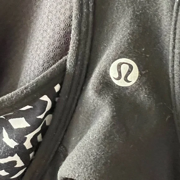 EB Lululemon Crossback Tank Top Black White Print Net Pop Mesh Back - Picture 6 of 16